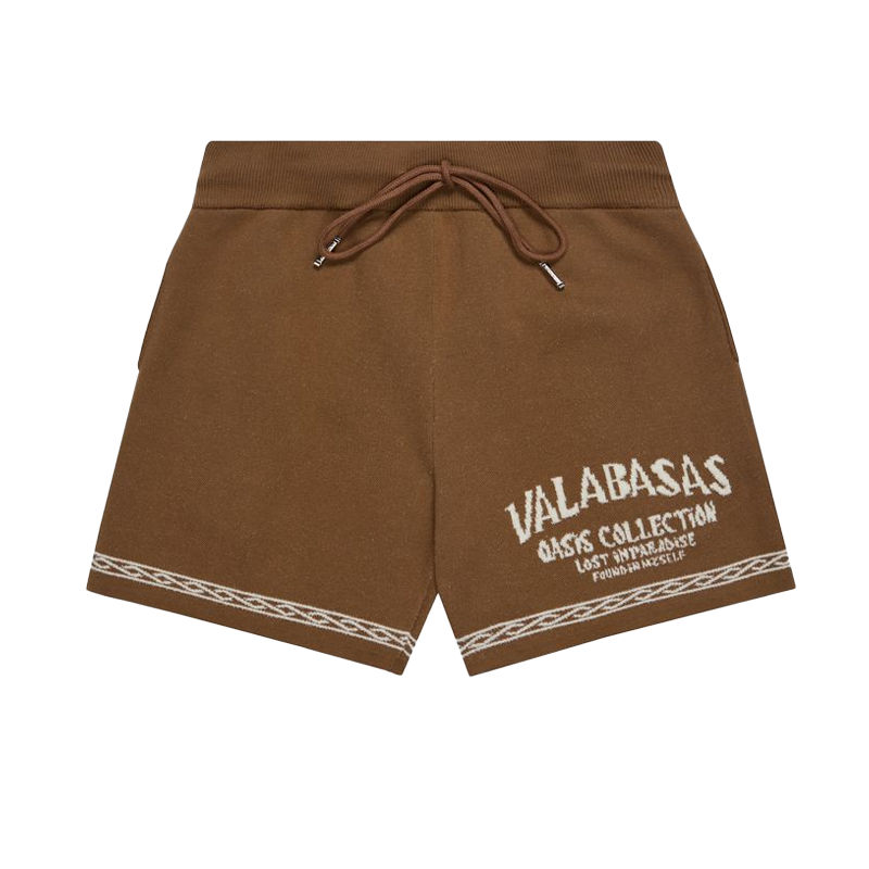 VALABASAS "HAVEN" BROWN SHORTS (VLBSWS002)