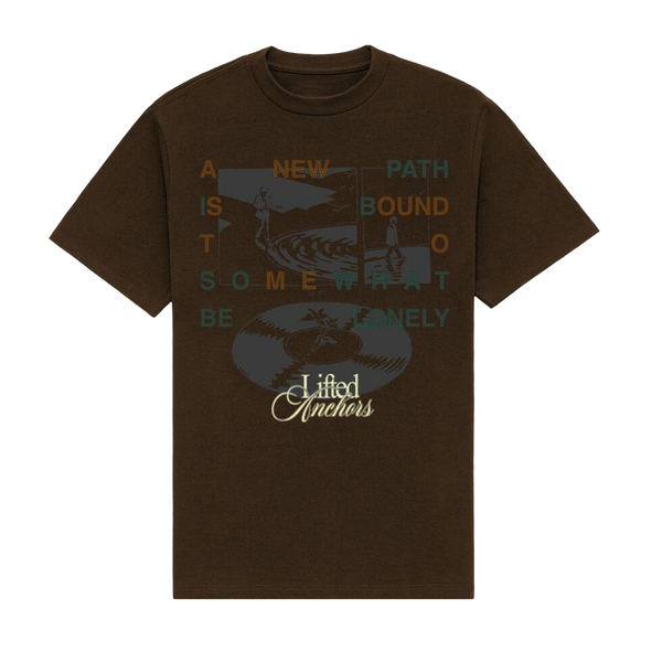 Lifted Anchors "Pathfinder" Tee Brown (LA23FL-25)