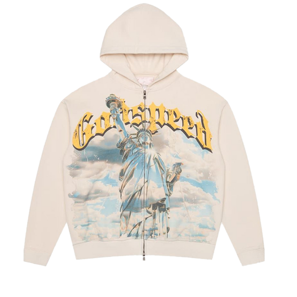 Godspeed Chrome Liberty Zip Hoodie (Bone)