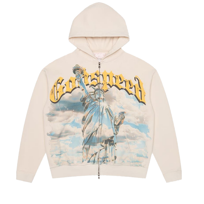 Godspeed Chrome Liberty Zip Hoodie (Bone)