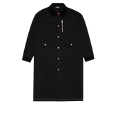 Valabasas "DUSTER" BLACK TRENCH COAT (VLBS-VTC1-1001)