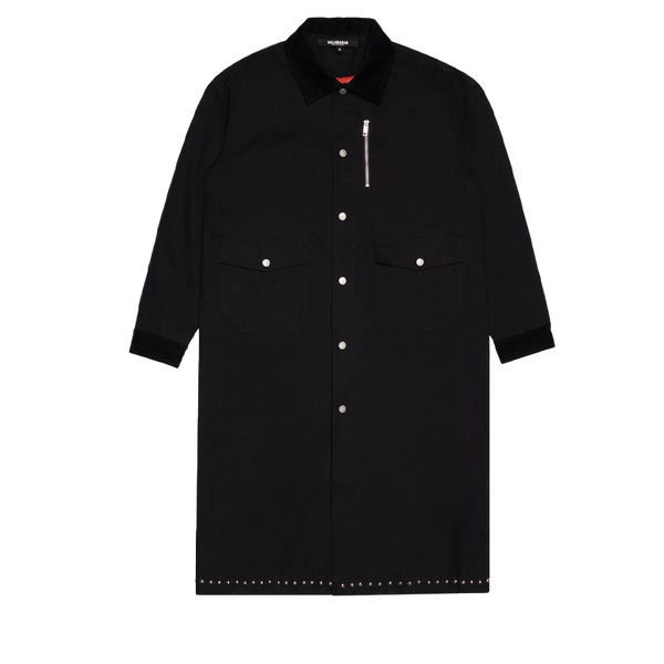 Valabasas "DUSTER" BLACK TRENCH COAT (VLBS-VTC1-1001)