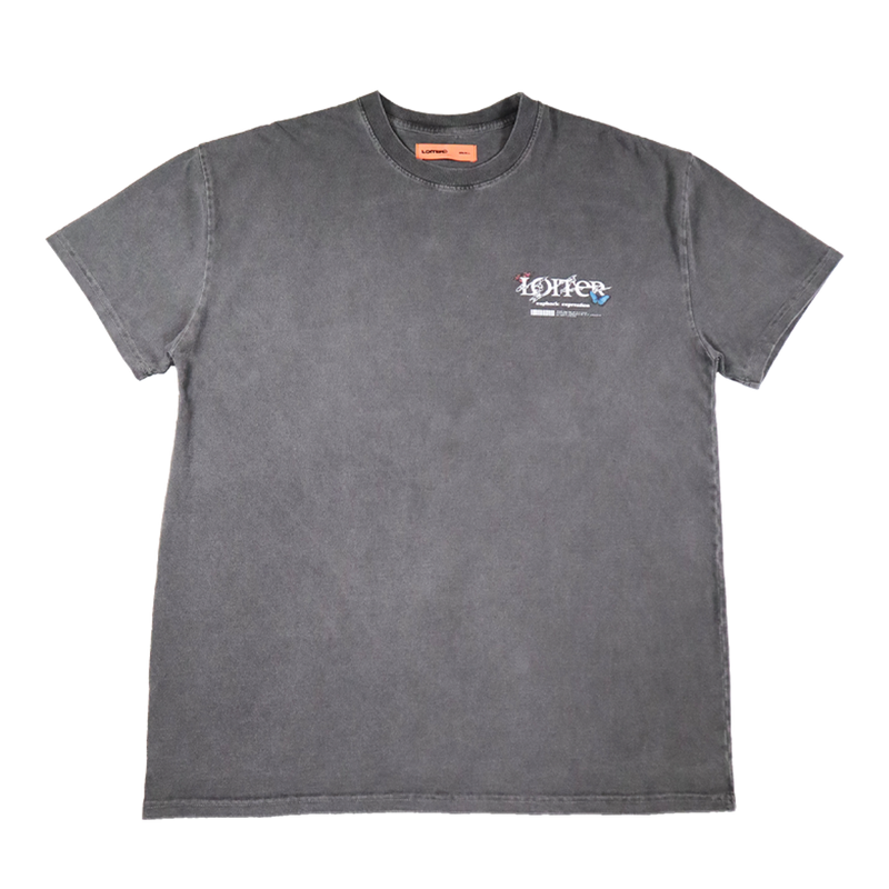 Loiter Euphoria Ultra Premium Vintage T-Shirt Black Wash (02044516B295S)