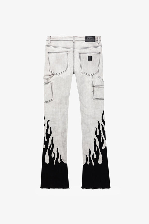 Valabasas FLAME DENIM STACKED VLBS5879 Black