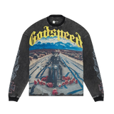 GODSPEED Long Lonely Road Thermal Long Sleeve (Grey Wash)