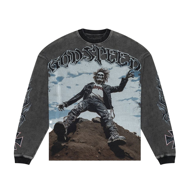 GODSPEED Rocker Thermal Long Sleeve (Grey wash)