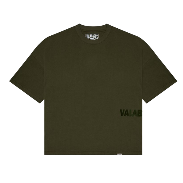 VALABASAS "BASIC" GREEN OVERSIZED TEE (VLBS-TS-006)