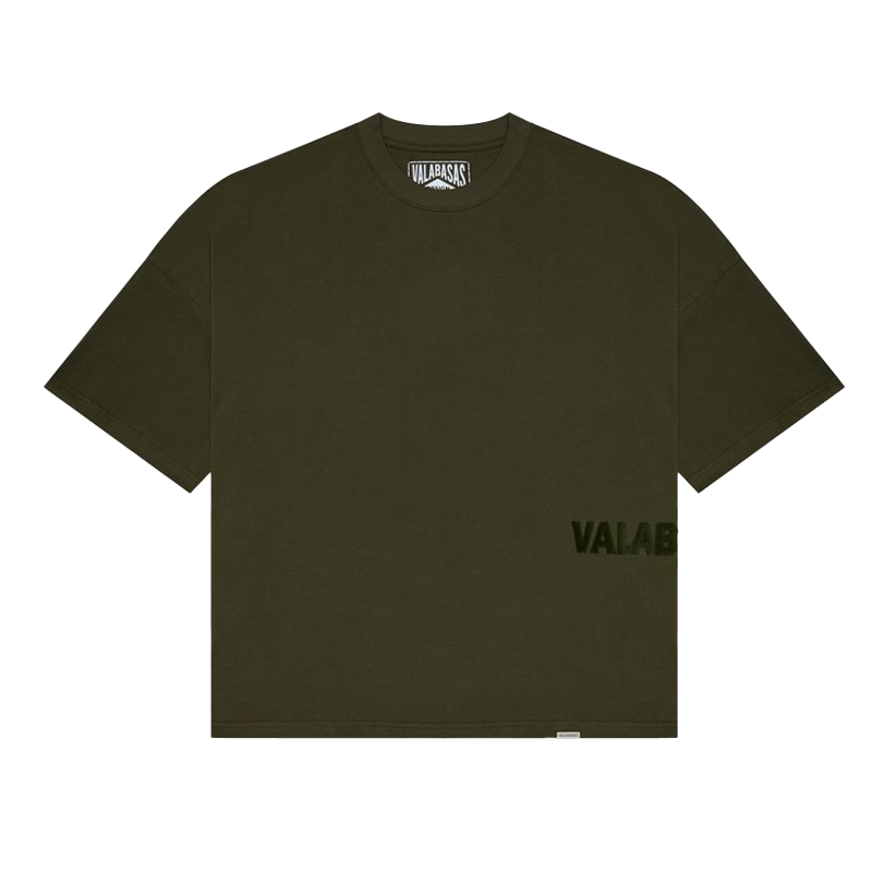 VALABASAS "BASIC" GREEN OVERSIZED TEE (VLBS-TS-006)