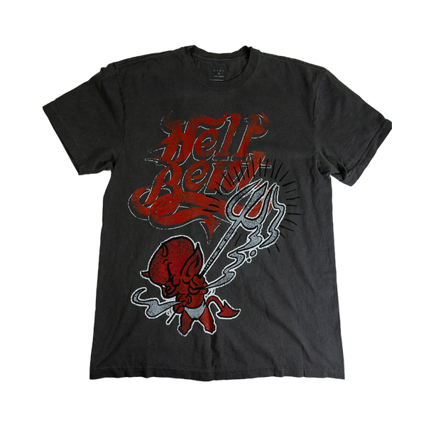 MNML Hell Bent Tee - Washed Black (Hell-Bent-Tee-Washed-Black)