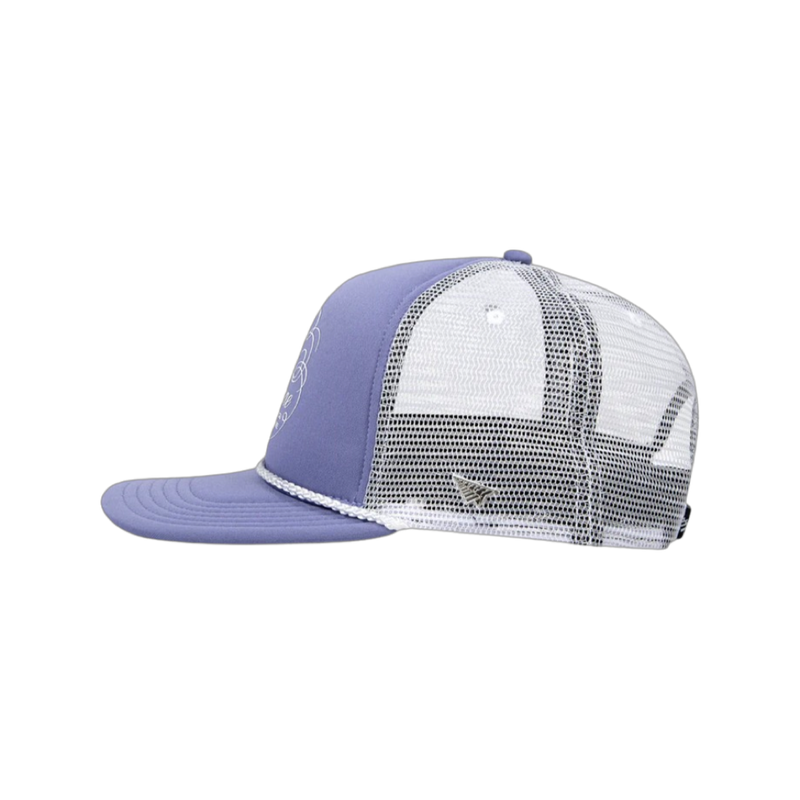 PAPER PLANES Script Trucker  Hat 130003 Lavender