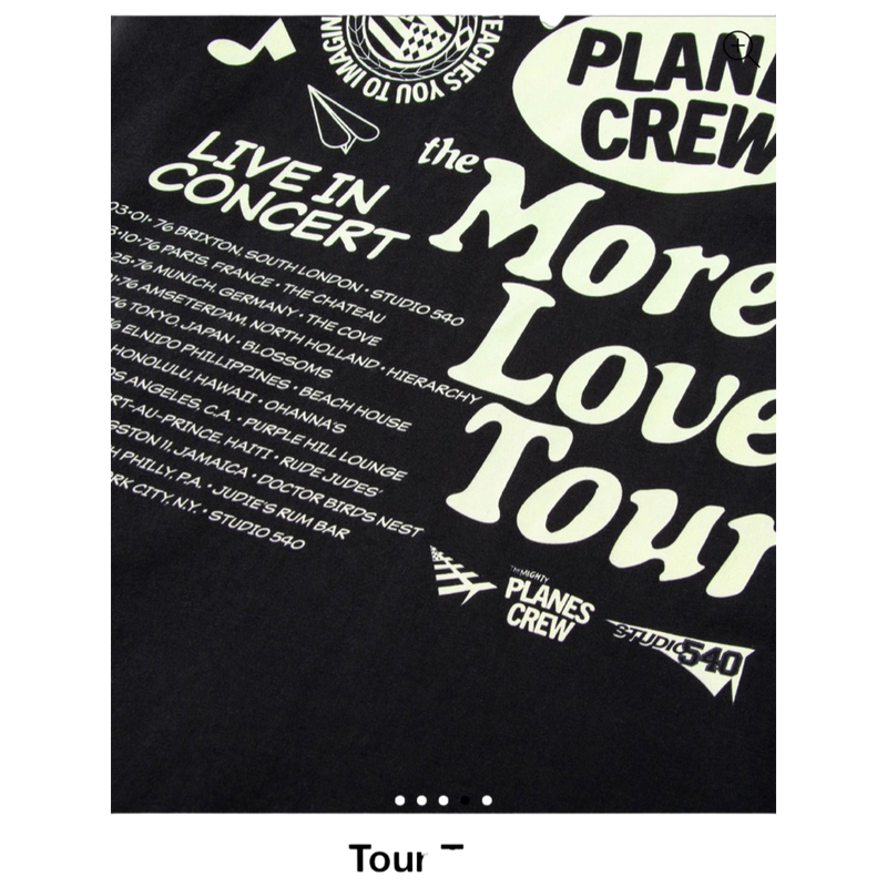 PAPER PLANES More Love Tour Tee 200212