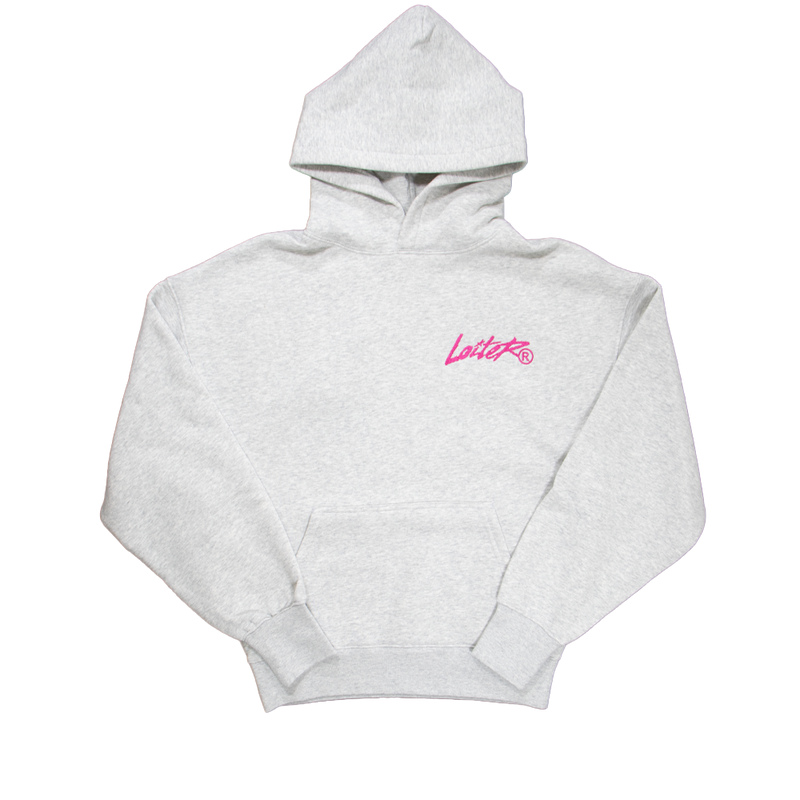 Loiter Chenille Premium Hoodie Grey Marle