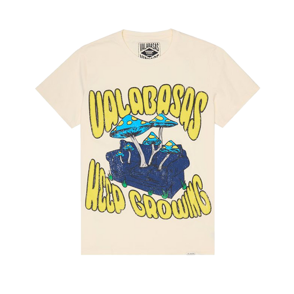 VALABASAS "GROWING PLACES" VINTAGE CREAM TEE (VLBS90060)