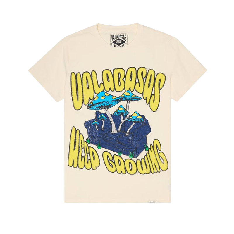 VALABASAS "GROWING PLACES" VINTAGE CREAM TEE (VLBS90060)