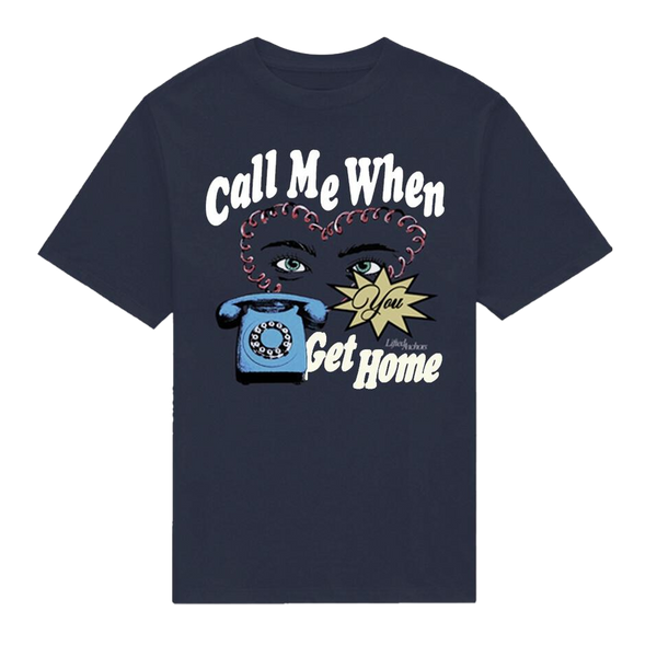 Lifted Anchors "Call Me" Tee Navy (LA23FL-16)