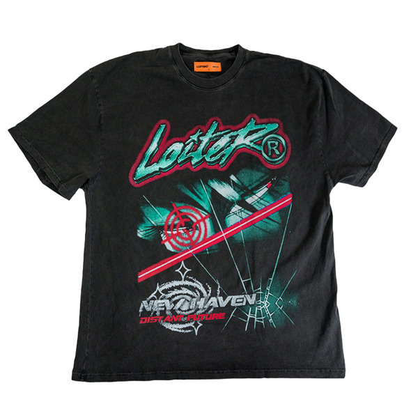 LOITER NEW HAVEN VINTAGE TEE 02046593B295S BLACK WASHED