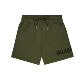 VALABASAS "BLOOM" OLIVE WOVEN SHORTS (VLBS110820234)