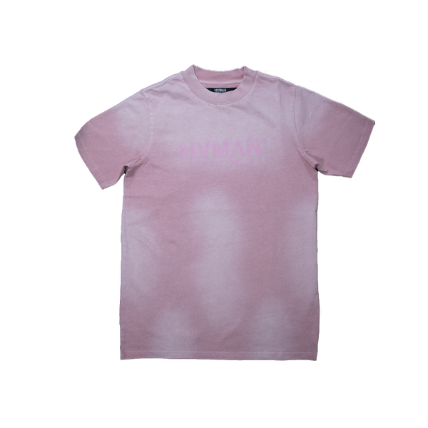 HVMAN BASIC LOGO TEE CORAL 324A4-TT22A