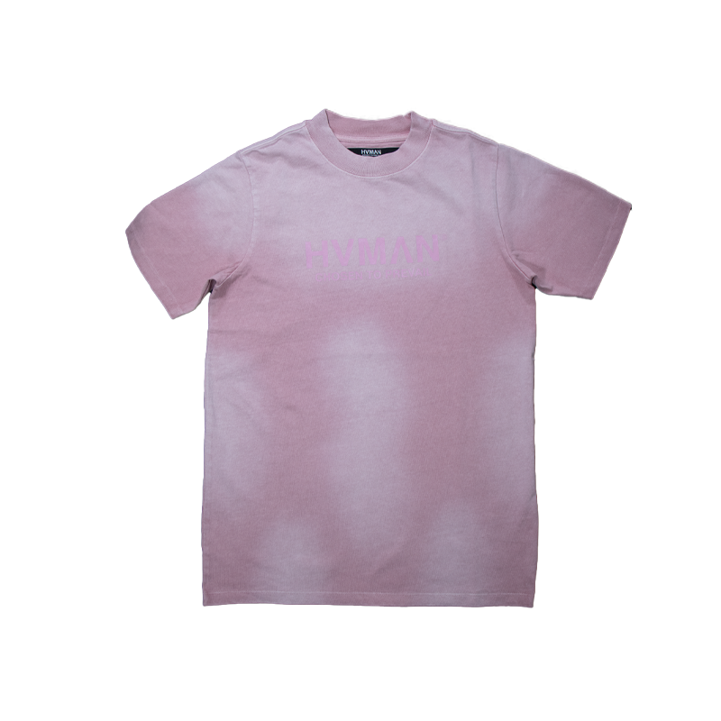 HVMAN BASIC LOGO TEE CORAL 324A4-TT22A