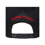 HOMME FEMME Poetry Trucker Hat HFSS2022 Black