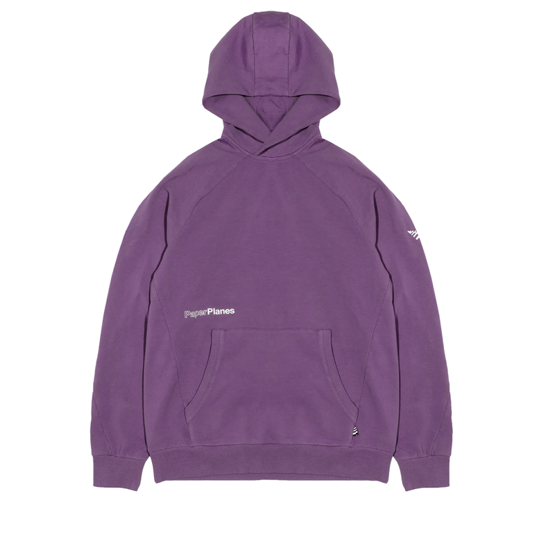 Paper Planes Advanced Garment DYE Hoodie 300095 Mauve