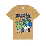 VALABASAS "CARE OUTDOORS" VINTAGE LIGHT BROWN TEE (VLBS90040)