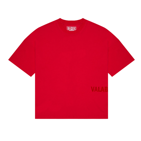 VALABASAS "BASIC" VINTAGE RED OVERSIZED TEE (VLBS-TS-006)