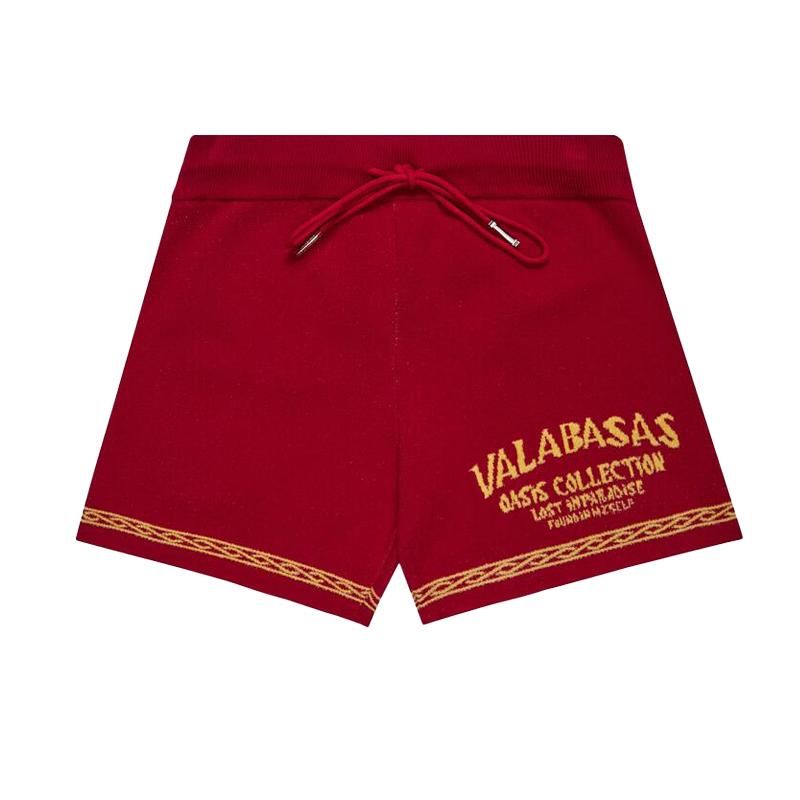 VALABASAS "HAVEN" RED SHORTS (VLBSWS002)