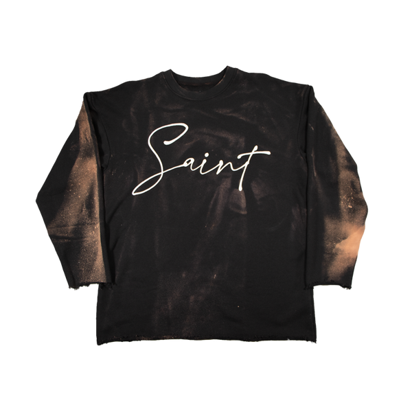 Heights District Saint Mary Acid Wash Black