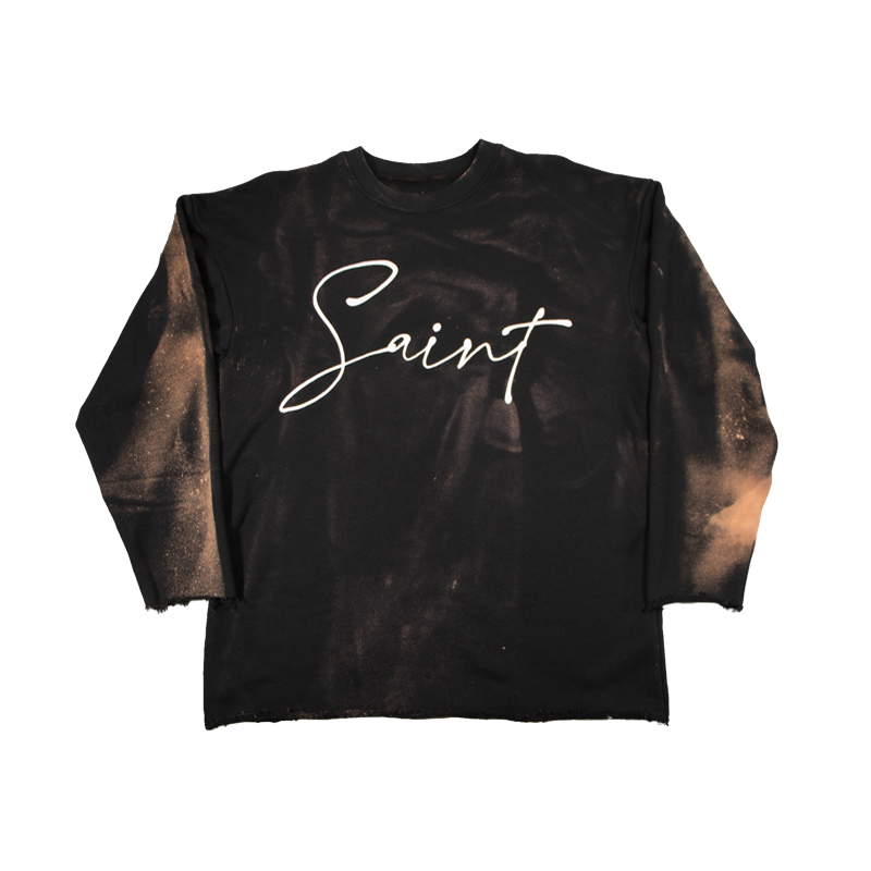 Heights District Saint Mary Acid Wash Black