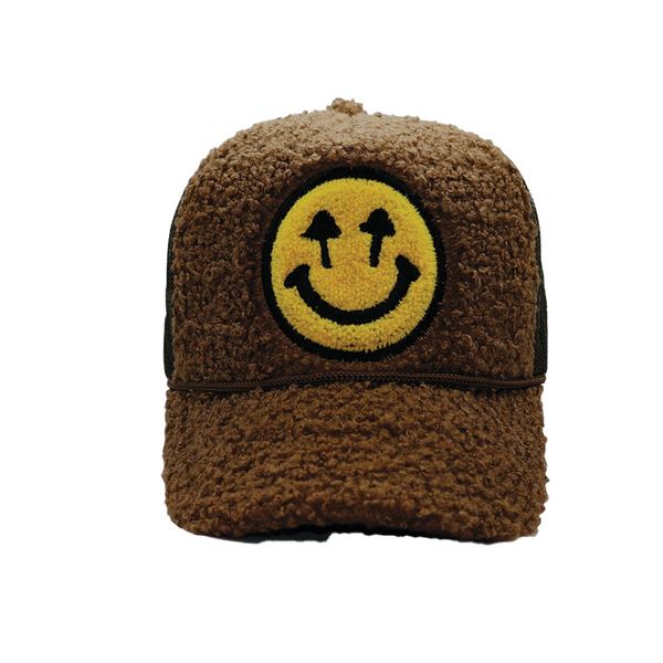 HAPPY CAPS Double Blind Trucker - Brown Sherpa HCDBT-BrwnSherpa