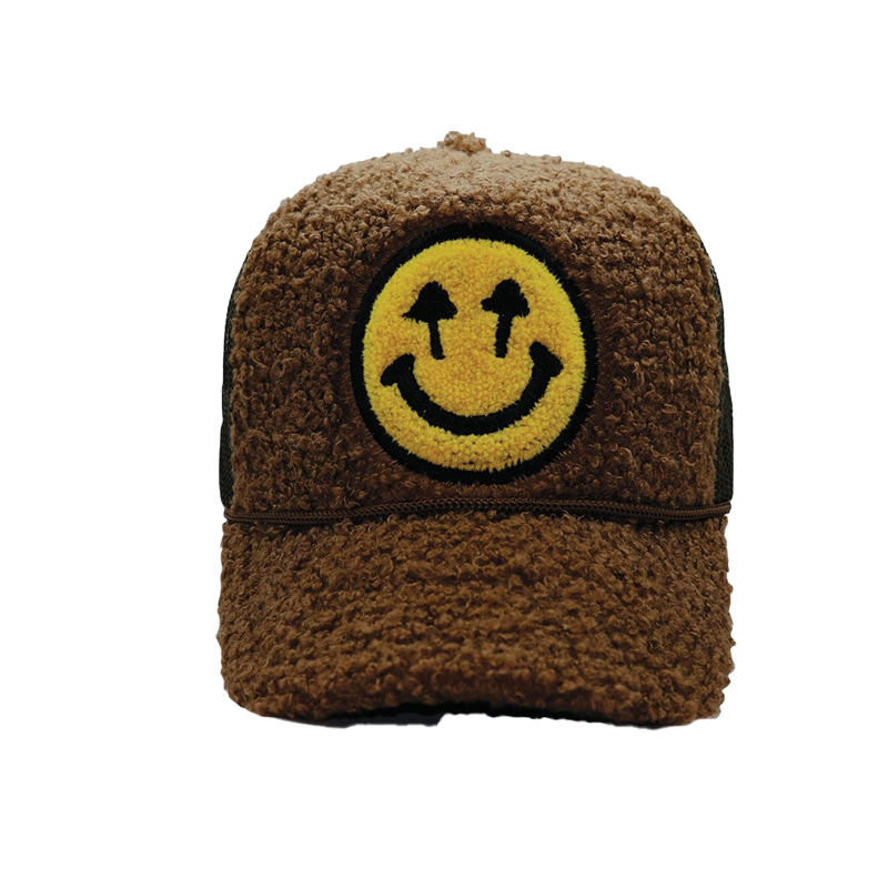 HAPPY CAPS Double Blind Trucker - Brown Sherpa HCDBT-BrwnSherpa