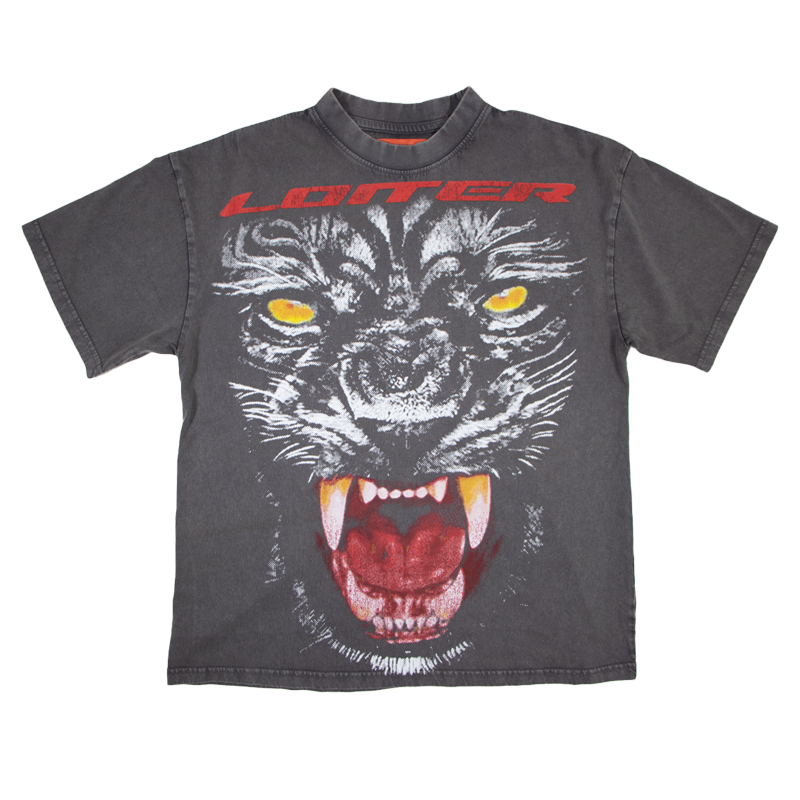 Loiter Urban Beast Vintage T-Shirt Charcoal (02049197C300XS)