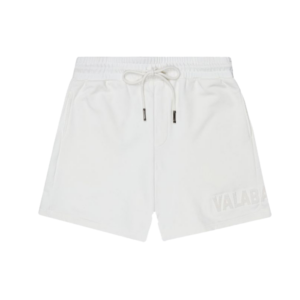 VALABASAS "BLOOM" VINTAGE WHITE WOVEN SHORTS (VLBS110820234)