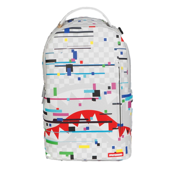 GLITCH WHITE CHECK DLXVV BACKPACK (B5465)