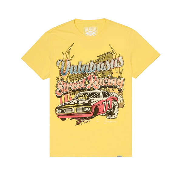 VALABASAS "CRUSH" VINTAGE LEMON YELLOW TEE (VLBS90058)