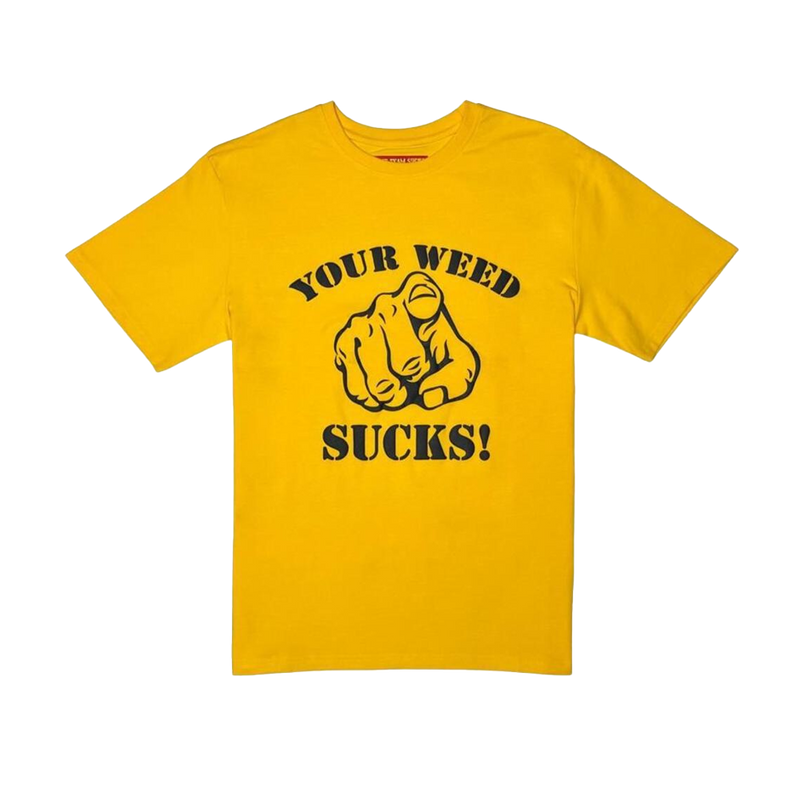 YOUR TEAM SUCKS Your Weed Sucks Hand YTS811 Yellow – The Velocity Shops