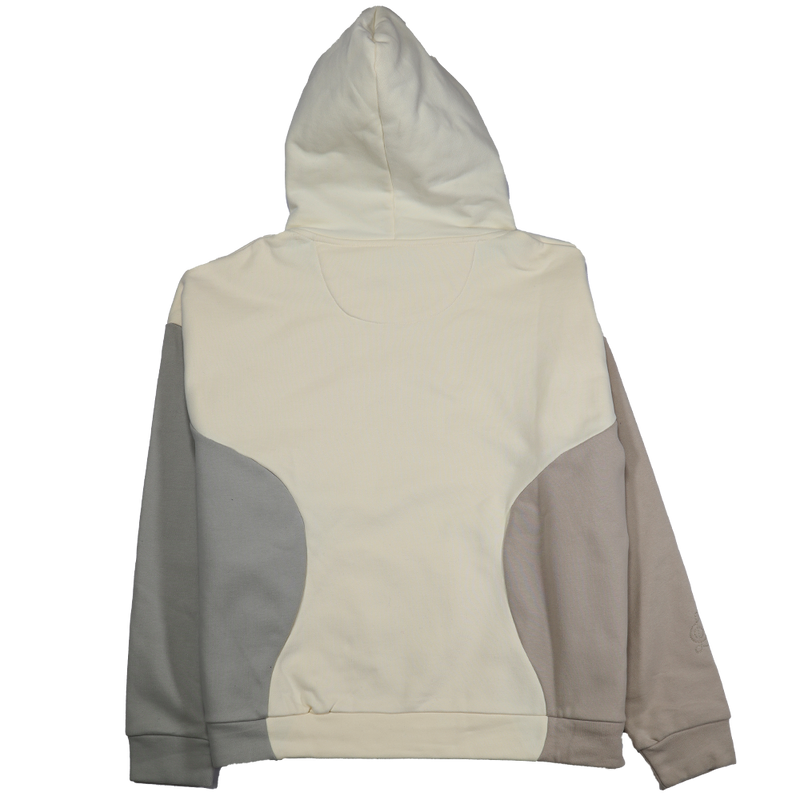 LIFTED ANCHORS Standard Puff Embossed Hoodie CREAM LASP23-4