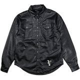 VALABASAS Solace Leather Shirt VLBS2362 BLACK