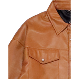 VALABASAS Solace Leather Shirt VLBS2362 WHEAT